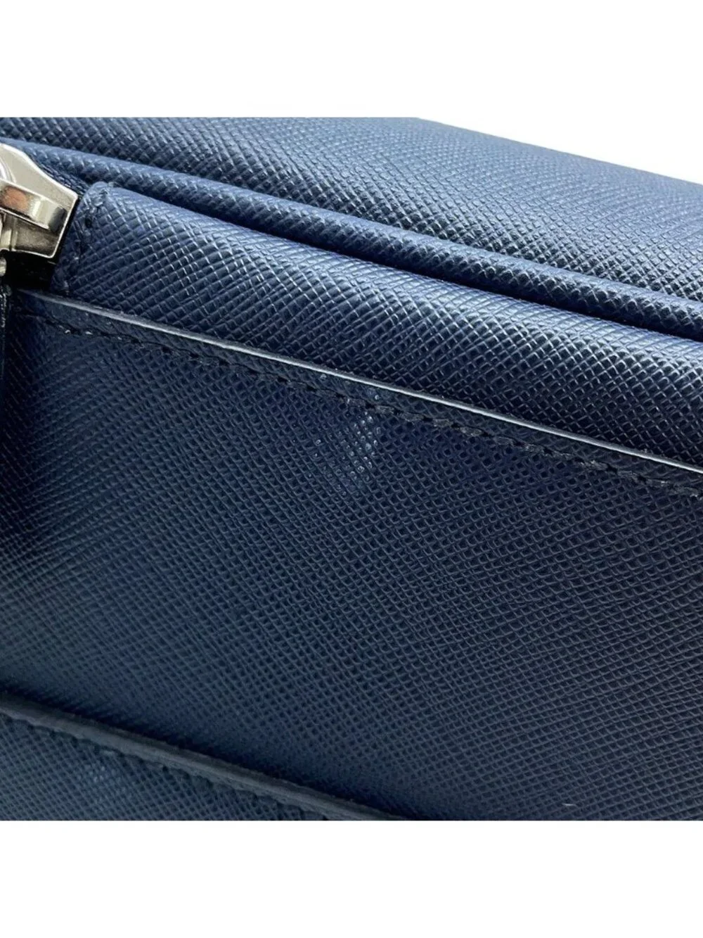 Prada Carry Case Saffiano Leather Triangle Logo Suitcase Travel